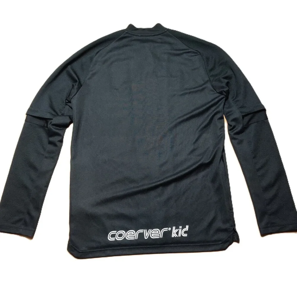 Adidas Aeroready Full Zip Track Jacket Youth XL 13-14 Black Coerver Soccer